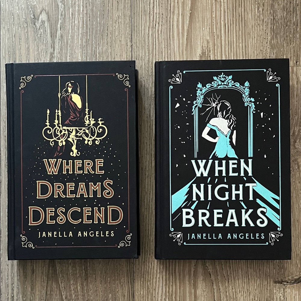 Where Dreams Descend & When Night Breaks by Janella Angeles Signed Owlcrate